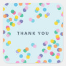 Search for polka dots confetti stickers Thank you