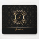 Search for gold frame mousepads Black
