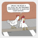 Search for funny chicken stickers Cute chickens