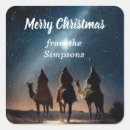 Search for the three wise men stickers Merry christmas