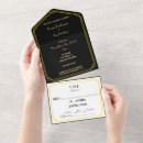 Search for gatsby invitations Gold