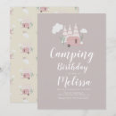 Search for outdoor birthday invitations Camping