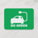 Search for electrical business cards Green