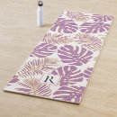 Search for palm leaves yoga mats Gold
