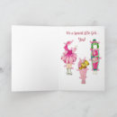 Search for vintage little girl christmas cards Winter