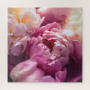 Search for pink peony puzzles Background