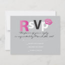Search for lips rsvp cards Pink