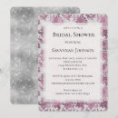 Search for red and silver bridal shower invitations For her