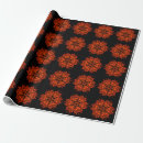 Search for orange and black wrapping paper Geometric