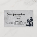 Search for western business cards Horse