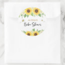 Search for sunflower round stickers Honeycomb