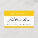 Search for name tag business cards White