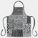 Search for black and white drawing aprons Illustration