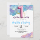 Search for little mermaid 1st birthday invitations Mermaids