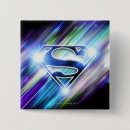 Search for shiny square badges Superman logo