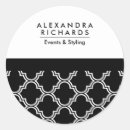 Search for black white geometric pattern stickers Elegant