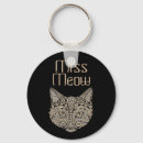 Search for black cat round key rings Vintage