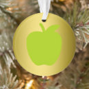 Search for green apple christmas tree decorations Fruit