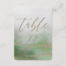 Search for elegant script font table cards Greenery