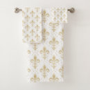Search for fleur de lis bath towels Elegant