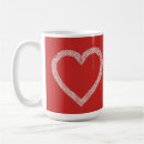 Search for vintage valentine mugs Red