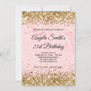 Search for marble 21st birthday invitations Gold