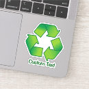 Search for recycle sign stickers Green