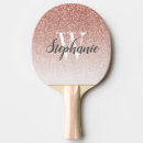 Search for glitter ping pong paddles rose gold