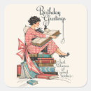 Search for vintage illustrations stickers Retro