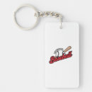 Search for baseball bat key rings Red