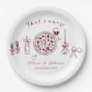Search for love pizza plates Modern
