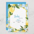 Search for mediterranean blue invitations Lemons