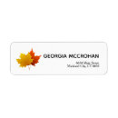 Search for maple leaf labels Baby shower