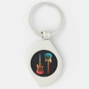 Search for bass guitar key rings Band