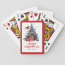 Search for christmas playing cards typography