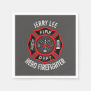 Search for firefighter napkins Fireman
