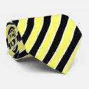 Search for black and yellow striped ties For him