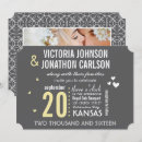 Search for yellow and gray wedding invitations For her
