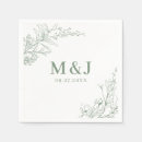 Search for sketch napkins Monogrammed