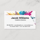 Search for colour explosion business cards Paint