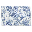 Search for blue floral pillowcases Vintage