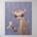 Search for cute ferret posters Cartoon