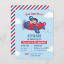 Search for cute aeroplane birthday invitations Party