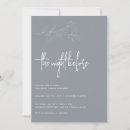 Search for foliage rehearsal dinner invitations Eucalyptus