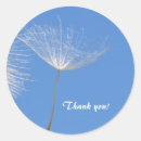 Search for dandelion thank you stickers Blue