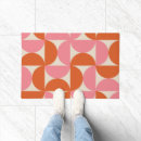 Search for mid century modern doormats Pink