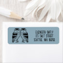 Search for with owl return address labels Cute
