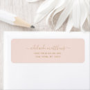 Search for stylist return address labels Blush pink