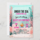 Search for pink shark birthday invitations Girl