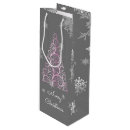 Search for pink snowflake gift bags Festive